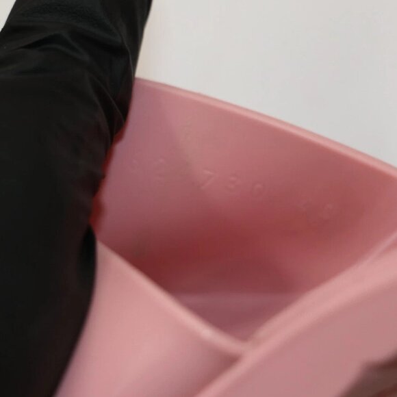 Gucci Rubber Slide Sandal Pink Platform - 624730 Size 40 - US 10 - Picture 9 of 14